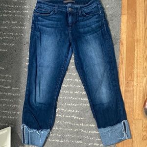 Waist 29 Joe's jeans. 3/4 cuffed jeans